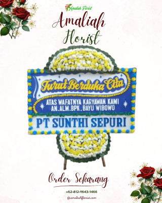 Papan Bunga Duka di Patia